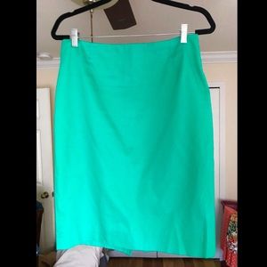 Columbian Emerald Green Pencil Skirt